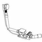 Слив-перелив Kaldewei мод KA 4060 687772040001 для Asymmetric Duo с эмалированными крышками слива и